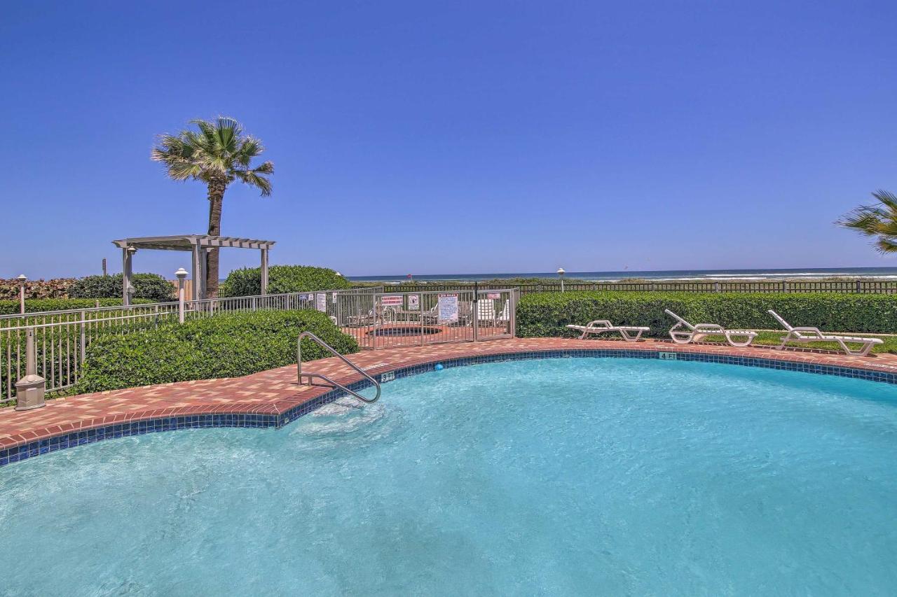 Sunny Oceanfront Condo On South Padre Island Beach Экстерьер фото
