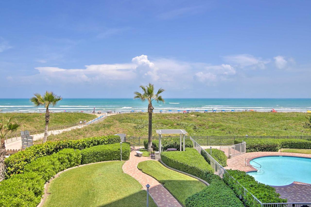 Sunny Oceanfront Condo On South Padre Island Beach Экстерьер фото