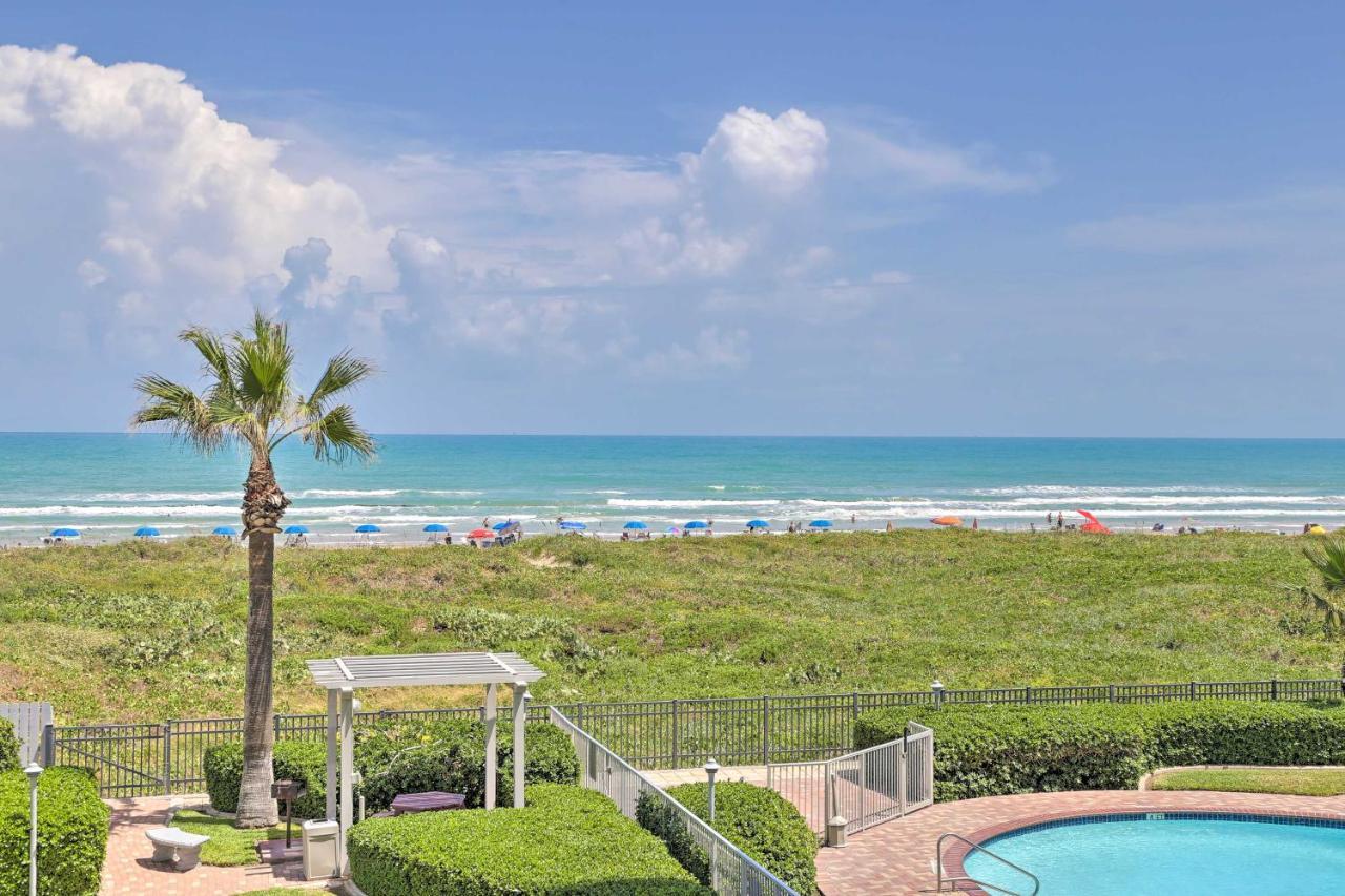 Sunny Oceanfront Condo On South Padre Island Beach Экстерьер фото